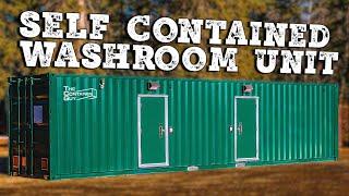 Mobile Shipping Container Washroom Build | Tiny Home Or Underground Bunker Solutions