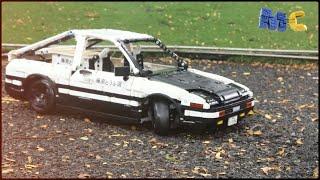 I Built a Driftable Toyota AE86 Trueno with LEGO Bricks!