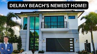 DELRAY BEACH NEW CONSTRUCTION HOME IN THE CENTER OF TOWN! | LUXURY HOME TOUR | FLORIDA REAL ESTATE