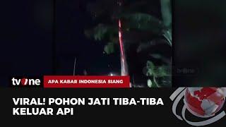 Horor! Pohon Jati Tiba-tiba Keluarkan Semburan Api | AKIS tvOne