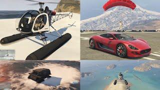 GTA V | Jaguar C-X75, Bell 47 Sea-Sparrow, Sherp ATV, Audi RS3 | WIZARD GAMING