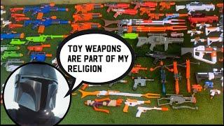 My Star Wars toy blaster collection including Nerf, Disney, Rubies and more