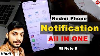 Mi Mobile Notification Settings | Redmi Note 8 Notification Settings | All IN ONE,Full Details,Hindi