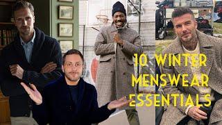 10 Winter Menswear Essentials You Need To Elevate Your Style!