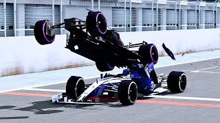 Formula 1 Race Crashes #3 ️ - BeamNG Drive Crashes   //   LuciferNG Drive