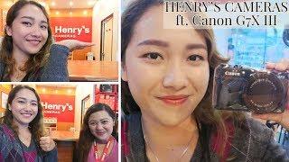 Henry's Cameras at the Ayala Center Cebu featuring Canon G7X Mark III