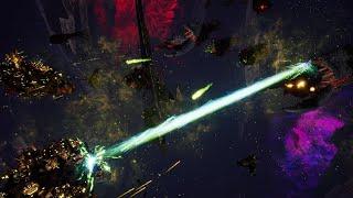 Tyranids vs Orks - Massive Battle - Battlefleet Gothic Armada 2