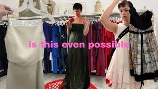 trying to thrift for a wedding guest dress... help me plz