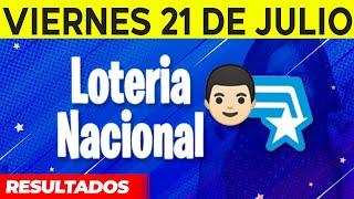 Resultados de La Loteria Nacional del Viernes 21 de Julio del 2023