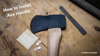 How to Install an Axe Handle | Quick Tutorial | AKOGR