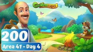 Gardenscapes - Part 200 - Area 41 - Day 4 - Gameplay