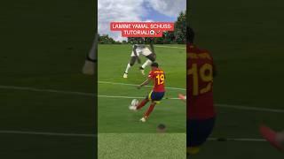 LAMINE YAMAL SCHUSS-TUTORIAL!️ #fussball #tipps #tricks #tutorial