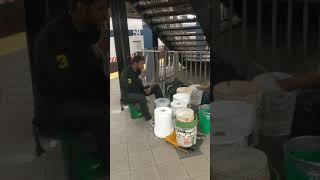 Larry Wright bucket drums - 10 years later!