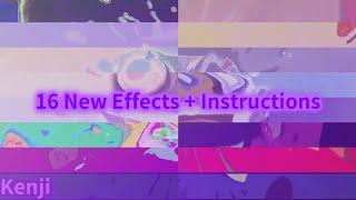 16 New Effects + Instructions
