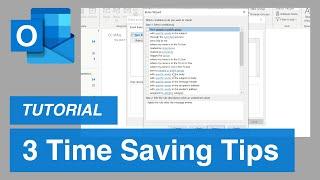 Microsoft Outlook | Three Time Saving Tips