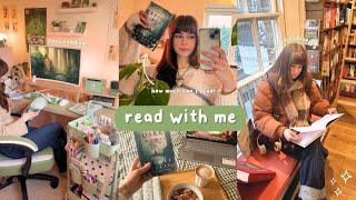 How much I realistically read in a week!! ┃cozy weekly reading vlog