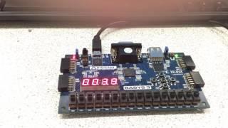 Stopwatch base on BASYS3 FPGA