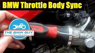 BMW R1100, R1150, R850 Throttle Body Sync DIY How to