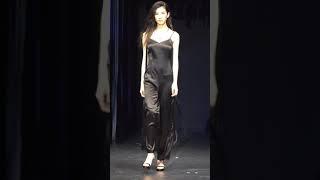 shiny liquid smooth black satin dresses