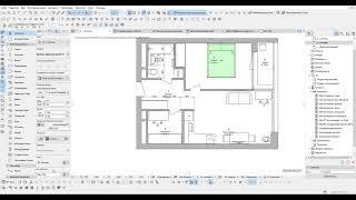 ArchiCAD 24. Спецификация мебели. Ведомость чертежей. Основные макеты