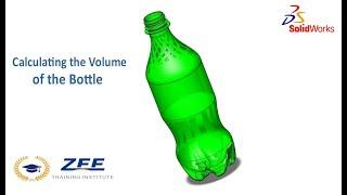 SOLIDWORKS Quick Tip -Measuring the Internal Volume of a Bottle | How Calculate Volume in Solidworks