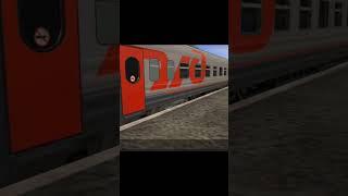 проезд пассажирского поезда ЧС4Т #ржд #trainzandroid