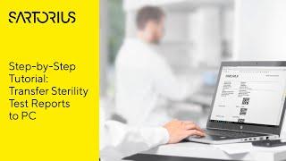 How to Transfer Reports from Your Sterility Testing Pump to a Dedicated PC