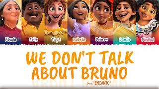 Encanto - 'We Don't Talk About Bruno' Color Coded Lyrics