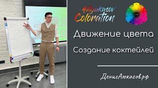 Смешение комплиментарных оттенков | Движение цвета | Денис Аюкасов