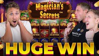 OUR HUGE WIN ON MAGICIAN'S SECRETS - NO BONUS BUY - WITH CASINODADDY 