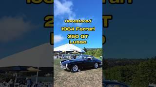 Unrestored Ferrari 250GT - Same Owner for Over 50 Years! #pebblebeachconcours