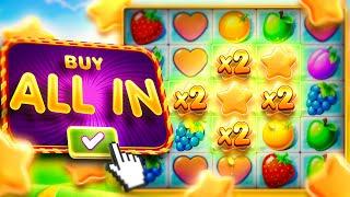 ALL IN FRUIT PARTY CHALLENGE! (BONUS BUYS)