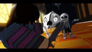 Sans vs Frisk / Roblox animation