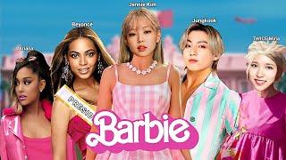 Jennie and Jungkook as Barbie and Ken (a mess)