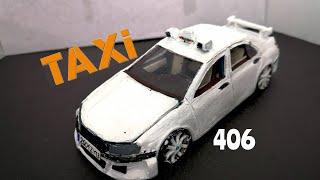 Обзор на Peugeot 406 из фильма TAXI, из ПЛАСТИЛИНА!