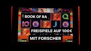 Book of Ra auf 100€ Freispiele mit Forscher  Novoline Spielothek Casino zocken Spielhalle Automaten