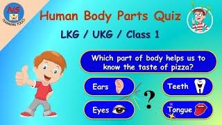 Body Parts Quiz, Human Body Parts Quiz For Kids, Body Parts Question & Answers, Body Parts, Quiz