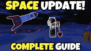 How to COMPLETE the NEW SPACE UPDATE in Roblox Dig It! (Get Alien Goo Fast!)