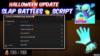 [MARCH UPDATE] SLAP BATTLES SCRIPT | COLLECT CANDY CORNS + POLTERGEIST GLOVE & MORE - (NO KEY)