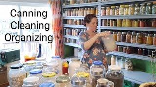 Kitchen Organization ~ Azure Standard Haul ~ Canning Kale