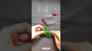 ️ Spilla RIBBES ROSSO ️ Brooch RED CURRANT ️ part 2