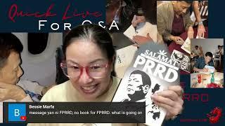 Q&A + Salamat PRRD book