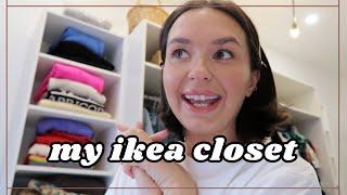 Organizing My New Ikea Closet 