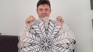 Шедевр крючком.  Вторая часть.  Салфетка крючком.