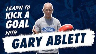 Learn to kick an AFL goal with Gary Ablett