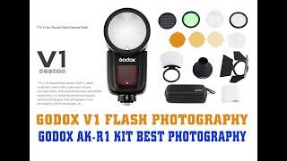 GODOX AK-R1 ACCESSORY BEST PHOTOGRAPHY||GODOX V1 FLASH PHOTOGRAPHY||INDIA