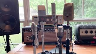 Vintage Ribbon Microphone Shootout RCA, B&O, Shure