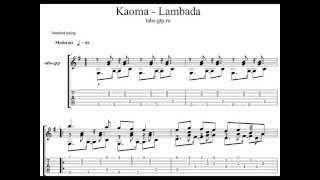 Lambada - kaoma - Табулатура для Guitar Pro, скачать табы gp5