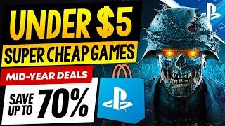 Tons of GREAT PSN Game Deals UNDER $5! PSN Mid-Year Deals Sale SUPER CHEAP PS4/PS5 Games to Buy!