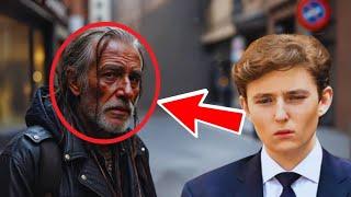 Barron Trump Spotted Helping a Homeless Man – What He Did Leaves Witnesses in Tears